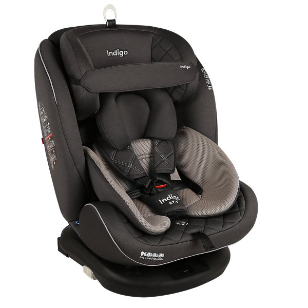 Автокресло Indigo Aero Isofix ST-3 Grey/Beige купить,NaN