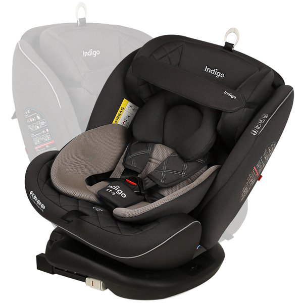 Автокресло Indigo Aero Isofix ST-3 Grey/Beige купить,NaN