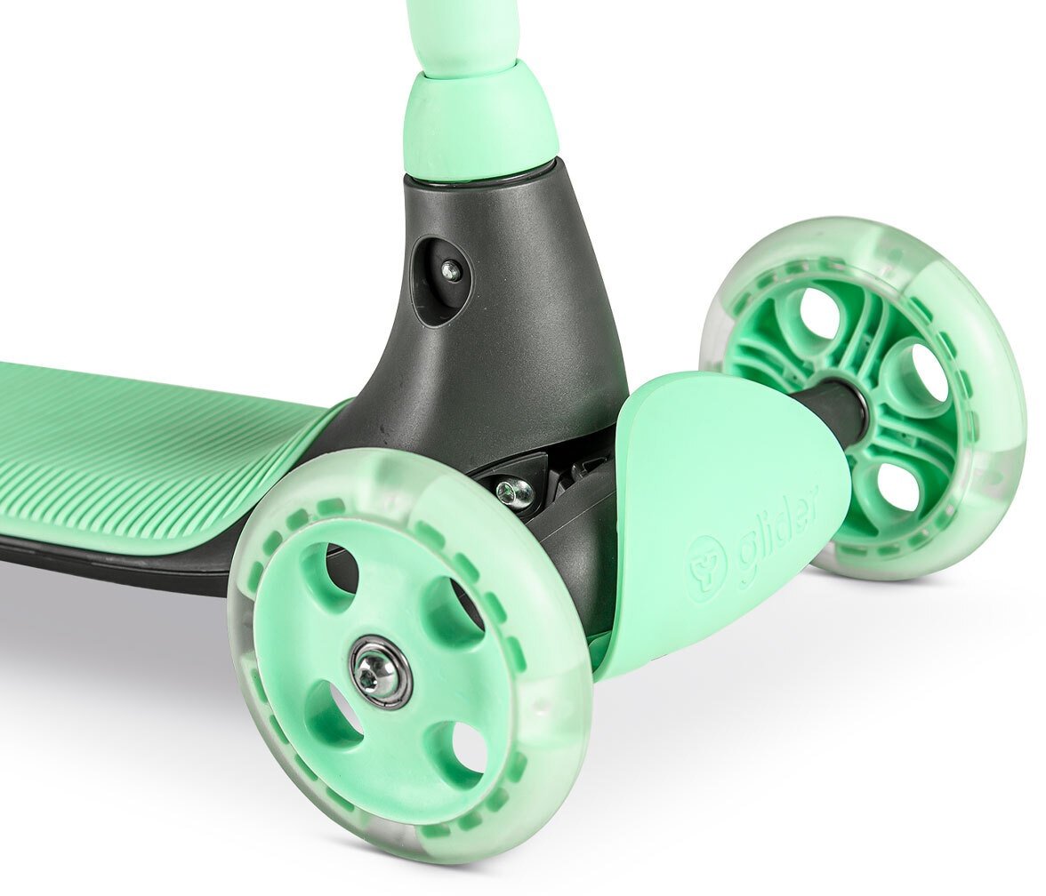 Самокат Yvolution Glider Kiwi зеленый - ForteMarket Самокат Yvolution Glider Kiwi зеленый купить,0