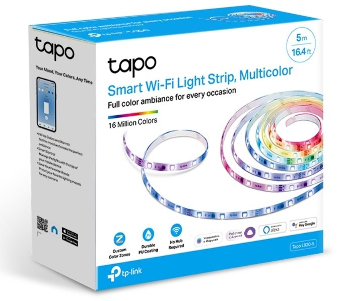 Светодиодная лента TP-LINK Tapo L920-5 5 м - ForteMarket Светодиодная лента TP-LINK Tapo L920-5 5 м купить,0
