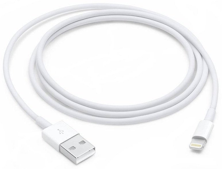 Кабель USB 2.0 (M), Lightning (M), , белый