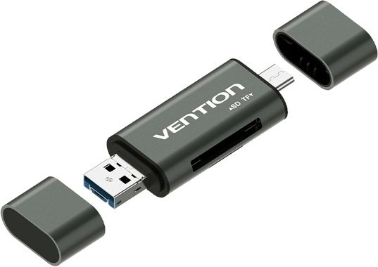Картридер Vention CCHH0 серый