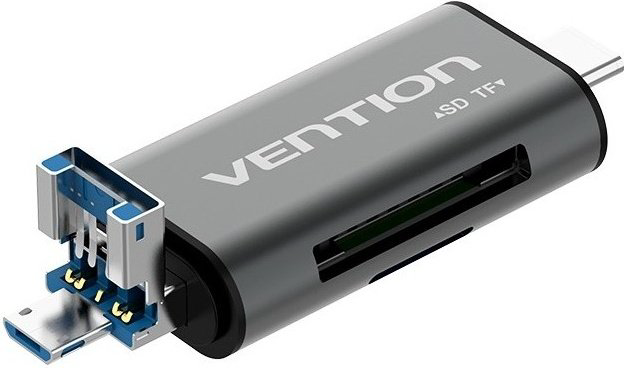 Картридер Vention CCHH0 серый