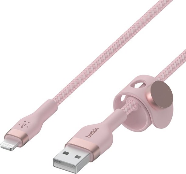 Кабель Belkin USB 2.0 (M), Lightning (M), 1 м, розовый купить,0