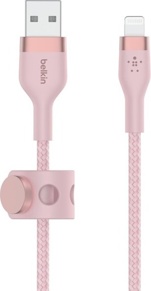 Кабель Belkin USB 2.0 (M), Lightning (M), 1 м, розовый купить,0