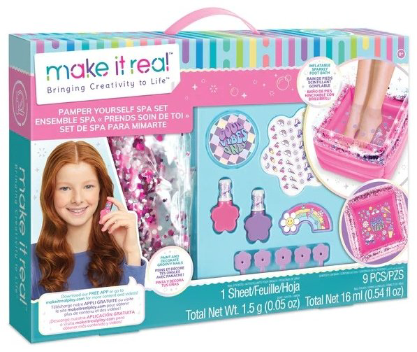 Make It Real Pamper yourself spa set лак для ногтей 8+ купить,NaN