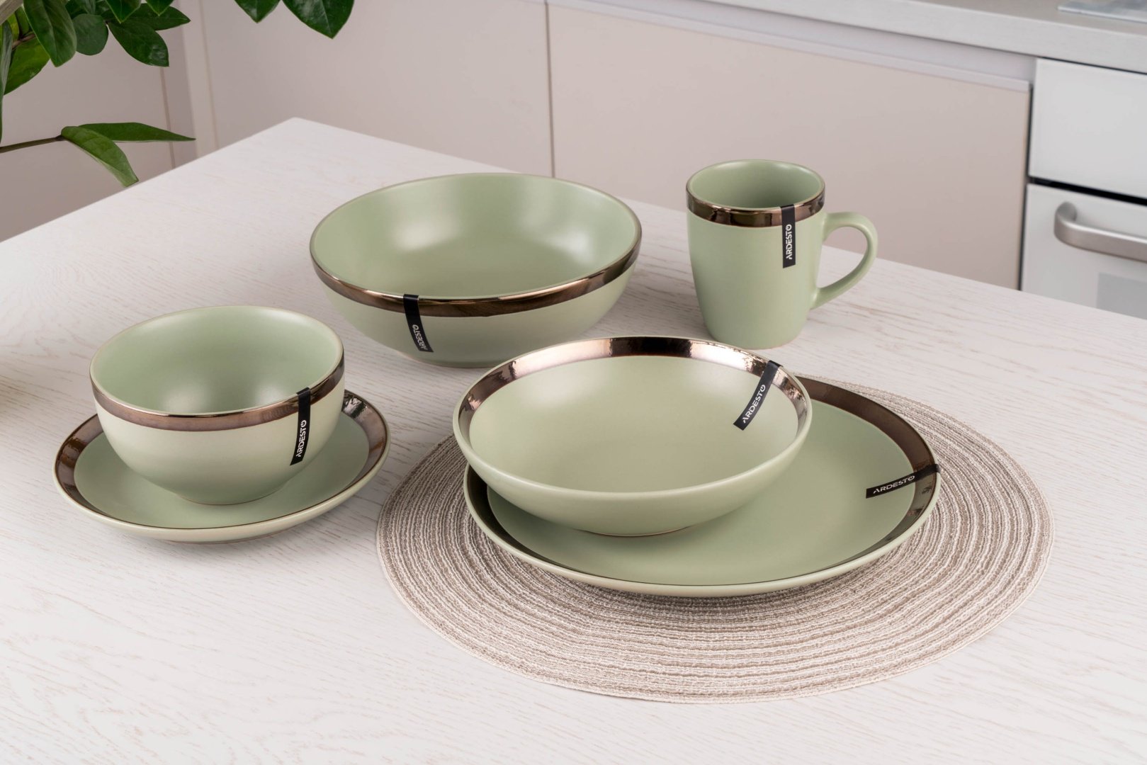 Салатник Ardesto 1 шт, керамика, 22х7 см - ForteMarket Салатник Ardesto 1 шт, керамика, 22х7 см купить,0