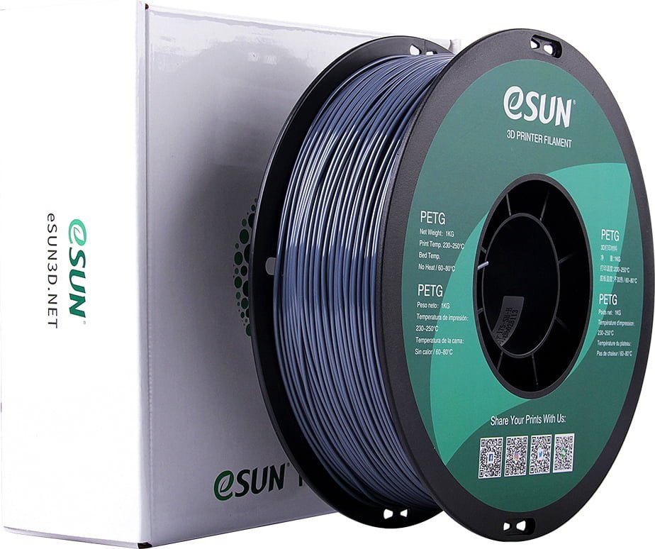 Пластик для 3D-печати ESUN PETG175G1 серый купить,0