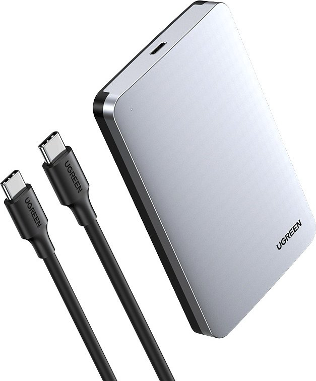 Внешний бокс Ugreen 70498 серый купить,NaN