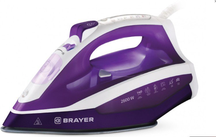 Утюг Brayer BR4000-VT фиолетовый 