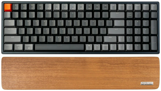 Подставка под запястье Keychron K4 Walnut Wood Palm Rest черный