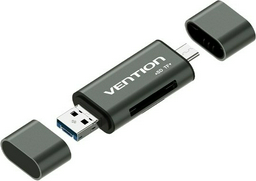 Картридер Vention CCHH0 серый