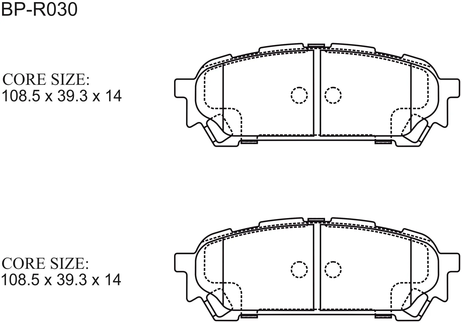 Колодки задние Gerat BP-R030P купить,10045
