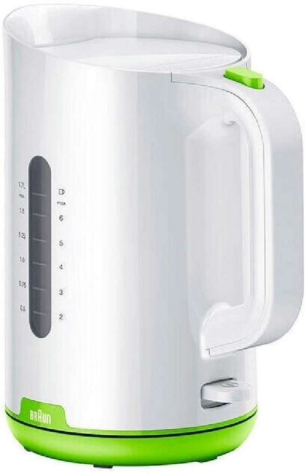 Электрочайник Braun WK1100GR 1.7л бело-зеленый