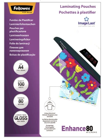 Пленка для ламинирования Fellowes Lamirel А4 FS-53061 80мкм 100 шт/уп