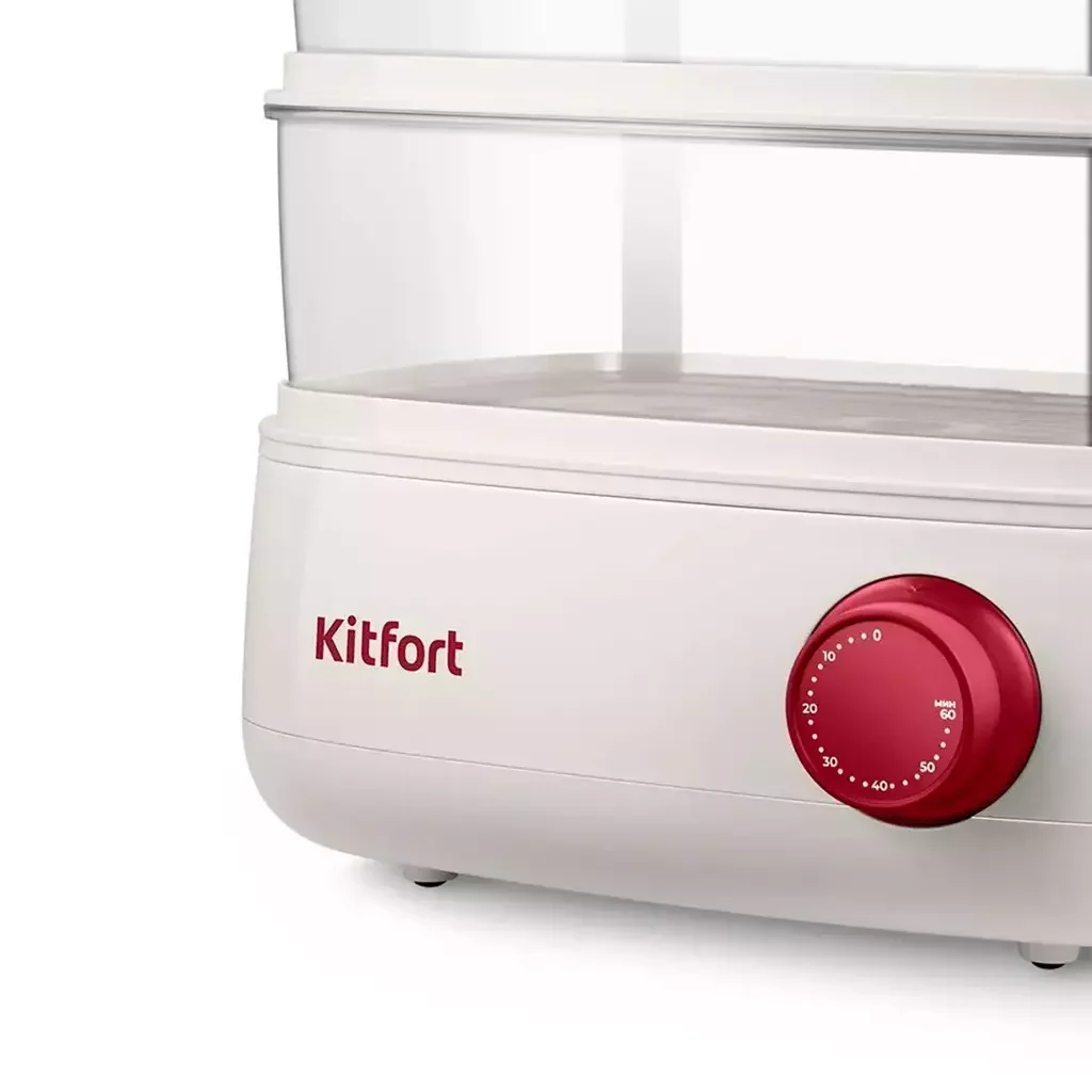 Пароварка Kitfort KT-KT-6830 White - ForteMarket Пароварка Kitfort KT-KT-6830 White купить,0