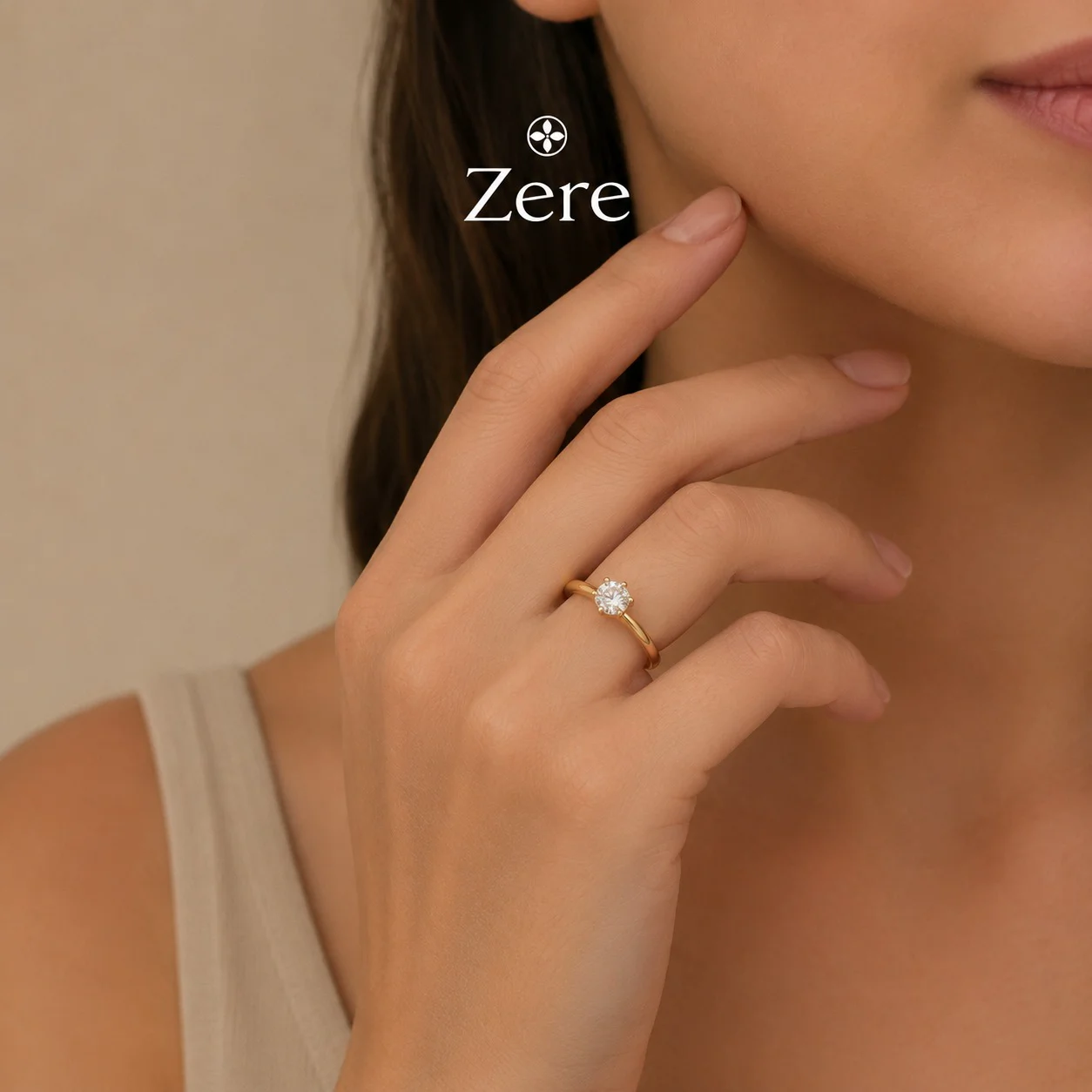 Кольцо Zere ZR130610 золото 17.5р 2.6гр купить,220500