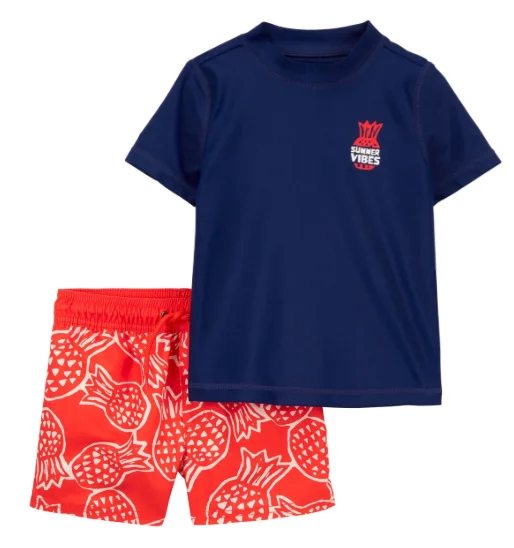 Комплект купальный из двух предметов для мальчика Carters 89-93см 2T купить,NaN