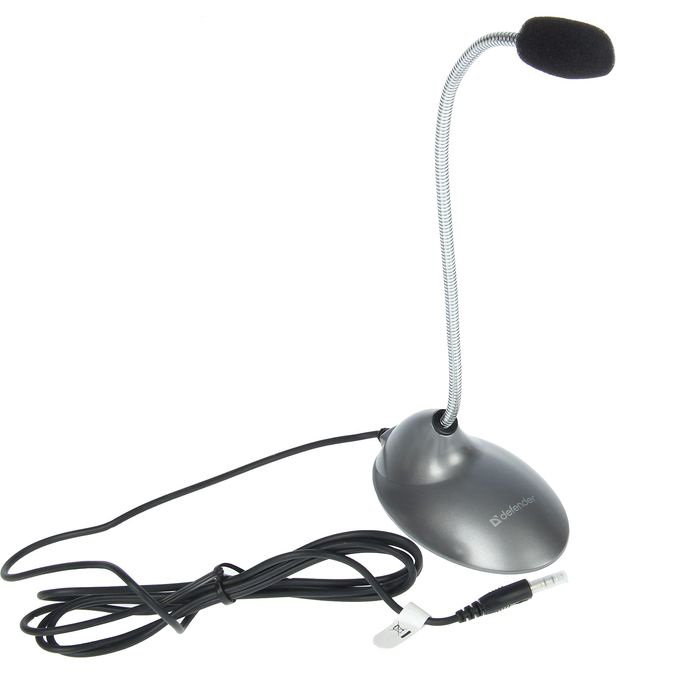 Микрофон Defender MIC-111 серый купить,2590