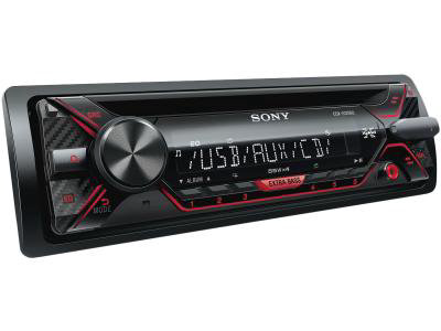 Автомагнитола Sony CDX-G1200U черно-красная купить,NaN