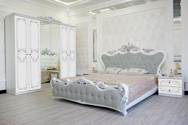 Спальный гарнитур Грандмикс Альба 2 6Д белый купить,428990