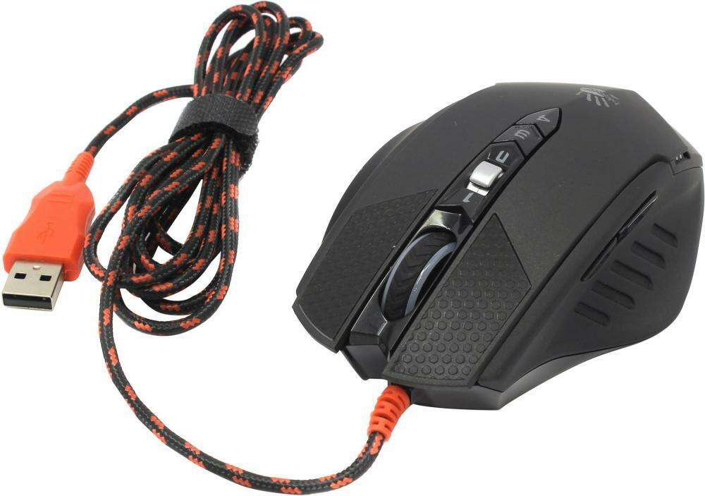 Мышь игровая A4tech Bloody T70 черная