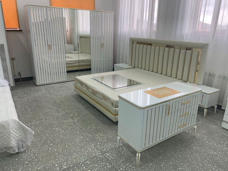 Спальный гарнитур СлонимМебель Стамбул 6Д белый купить,916492