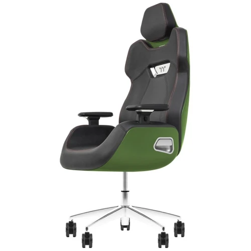 Игровое компьютерное кресло Thermaltake ARGENT E700 Racing Green GGC-ARG-BGLFDL-01 черно-зеленое