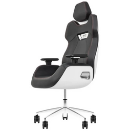 Игровое компьютерное кресло Thermaltake ARGENT Glacier White GGC-ARG-BWLFDL-01 черно-белое