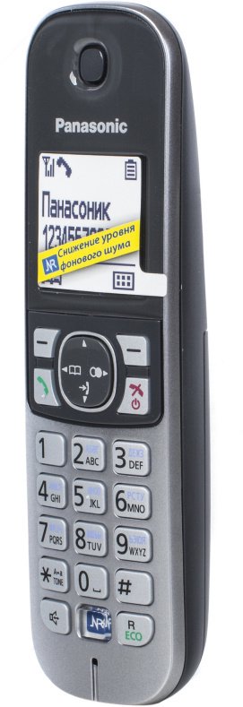 Радиотелефон Panasonic KX-TG6811 RUM серый купить,0