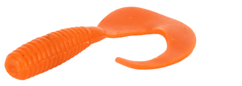 Съедобная приманка Allvega Flutter Tail Grub оранжевая купить,NaN