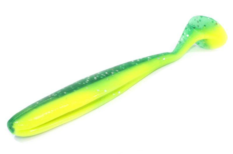 Съедобная приманка Allvega Blade Shad 75мм желто-зеленый купить,NaN