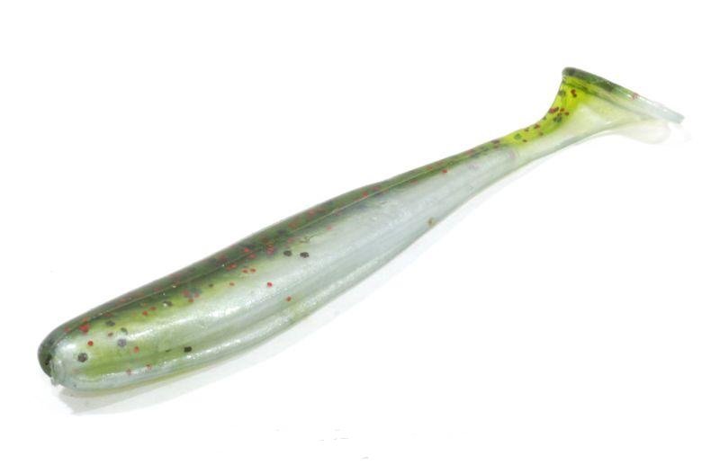Съедобная приманка Allvega Blade Shad 75мм бело-зеленая купить,NaN