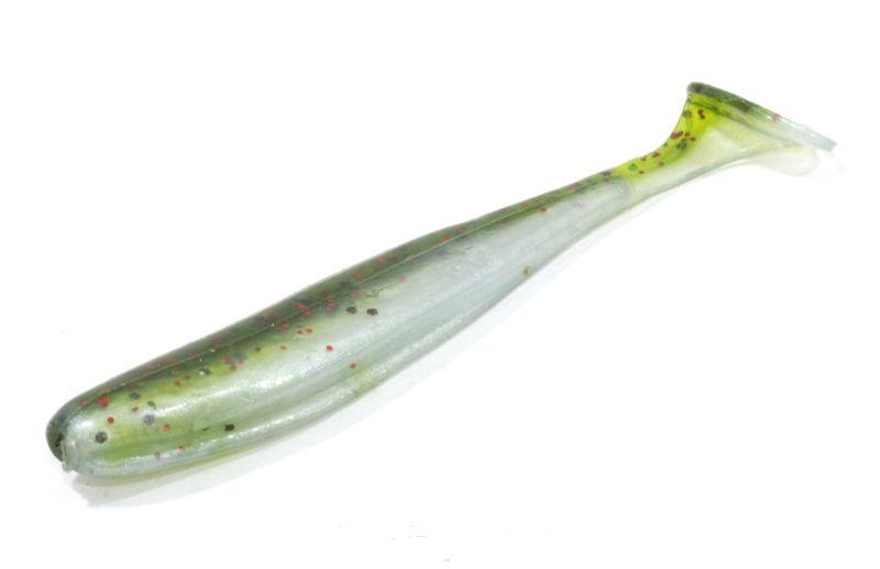 Съедобная приманка Allvega Blade Shad 75мм бело-зеленая купить,NaN