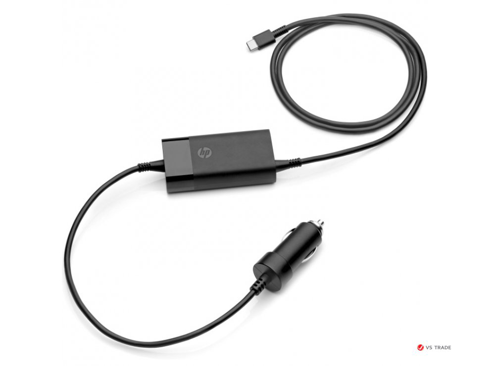 Автомобильный адаптер HP 5TQ76AA черный купить,NaN