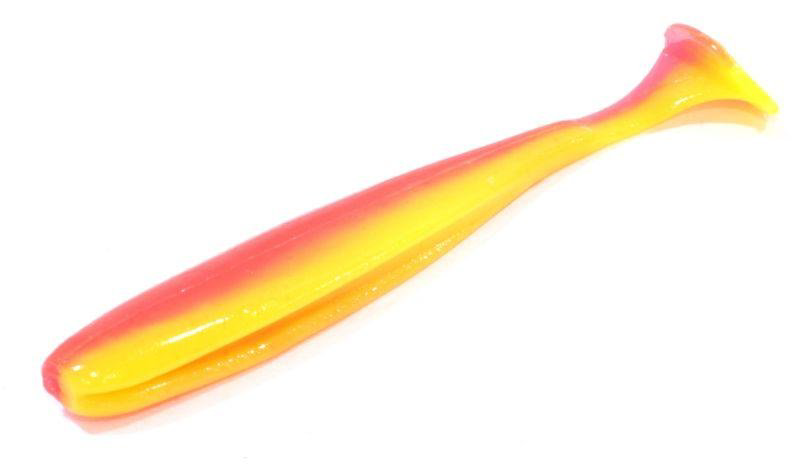 Съедобная приманка Allvega Blade Shad 75мм желто-розовая купить,NaN