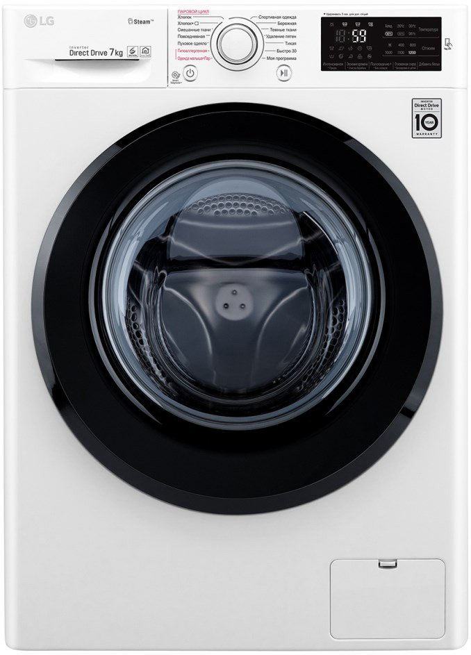 Стиральная машина LG F2M5HS6W белая купить,NaN