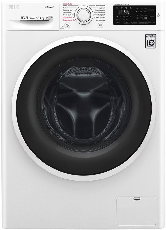 Стиральная машина LG F2J6HG0W белая купить,NaN