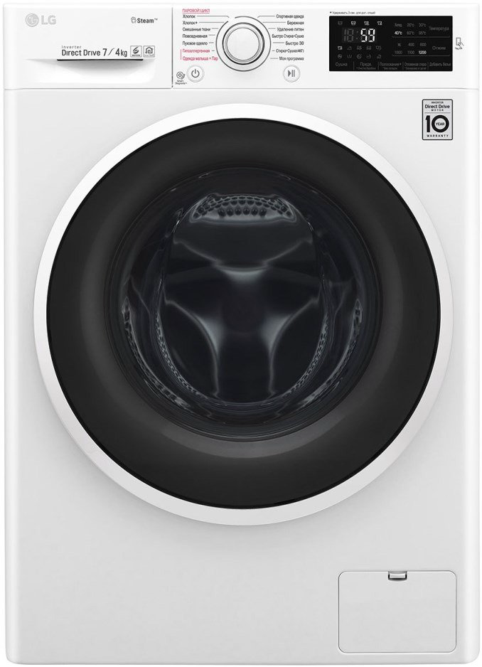 Стиральная машина LG F2J6HG0W белая купить,NaN