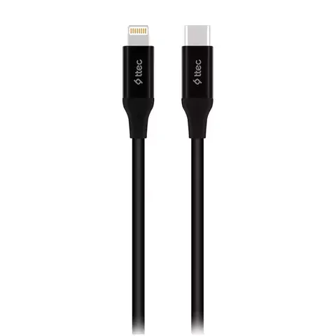 Кфбель TTEC Alumicable Type-c-Lightning Fast Charging Cable 150cm Black