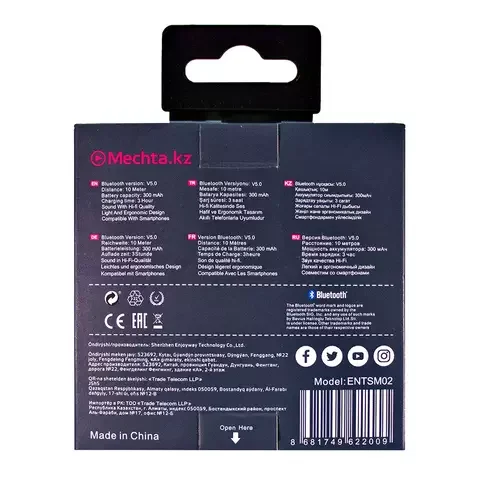 Наушники Mechta TWS Black купить,2990
