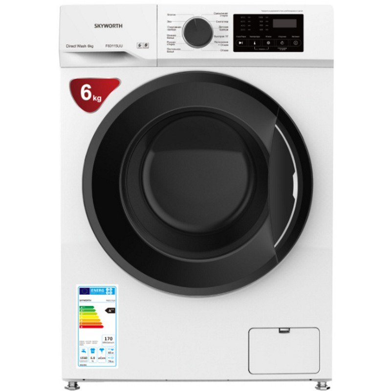 Стиральная машина Skyworth F60115UU белая
