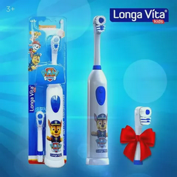 Электрическая зубная щетка Longa Vita KAB-3 Paw Patrol бело-синяя