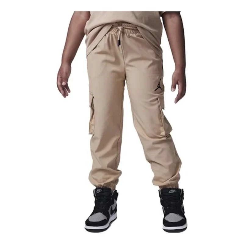 Брюки для девочки Jdg Jordan Post Up Cargo 35C654 X0L 3T бежевый купить,NaN
