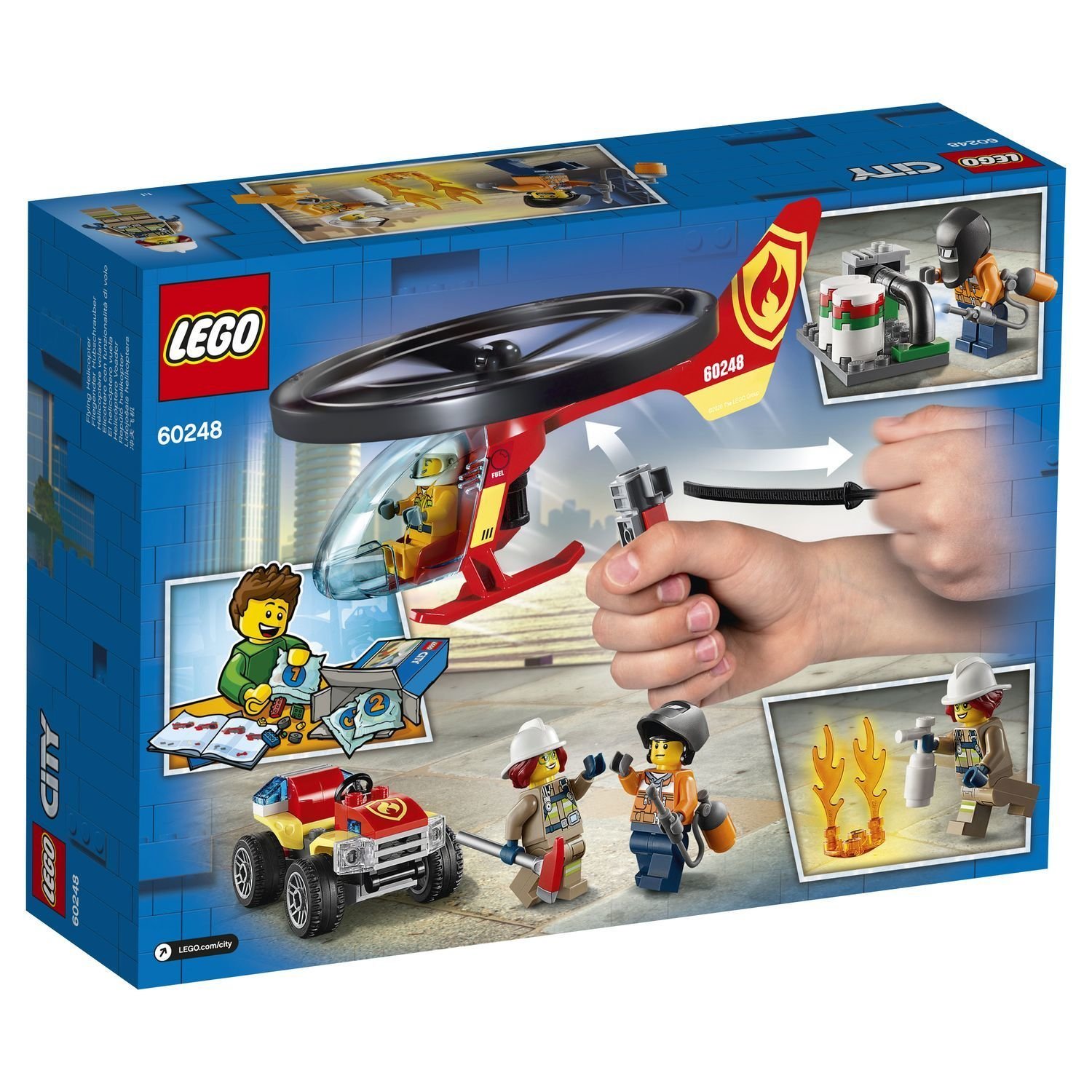Конструктор Lego City пожарный спасательный вертолёт 60248  купить,NaN