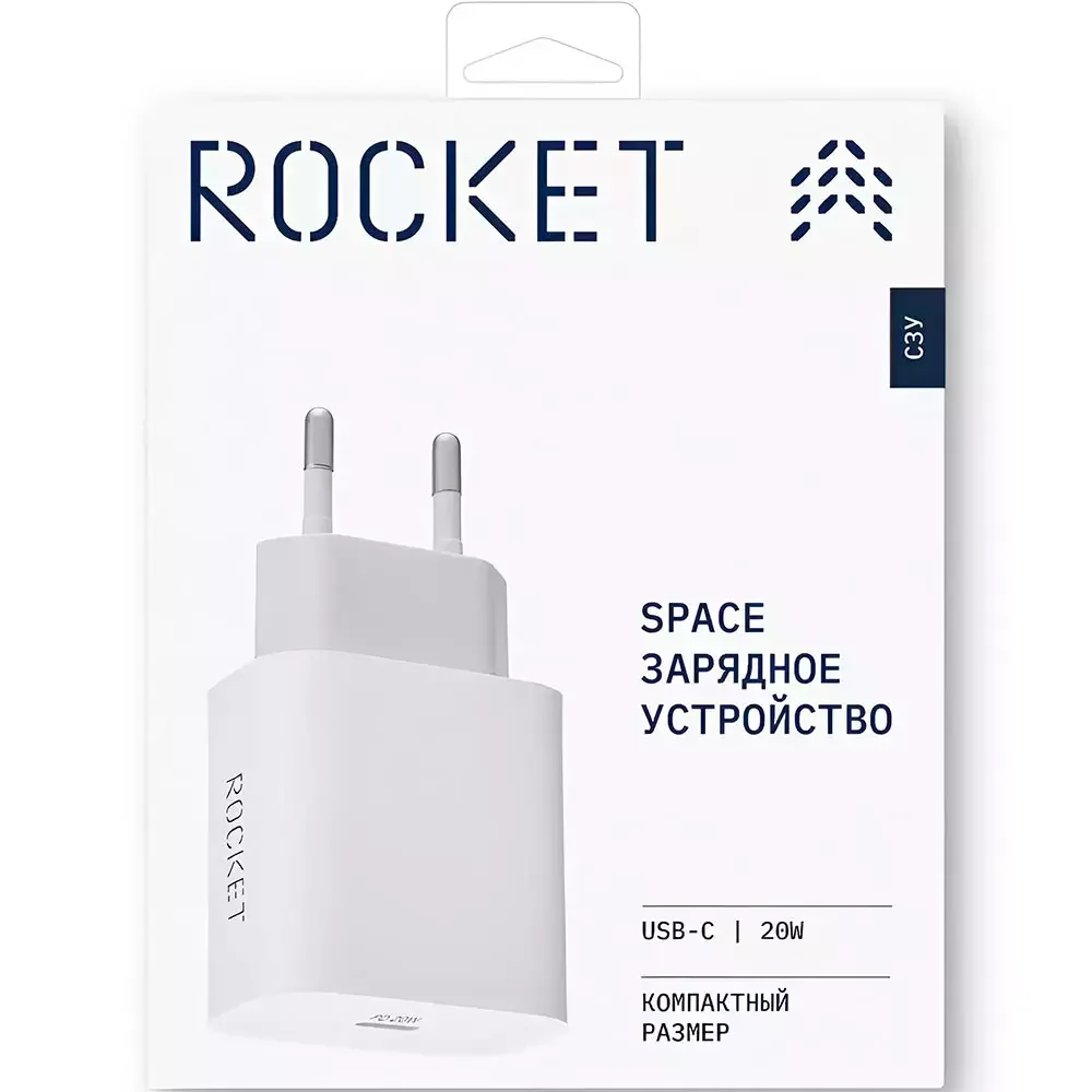 Зарядное устройство для телефонов Rocket Space 20W USB-C White