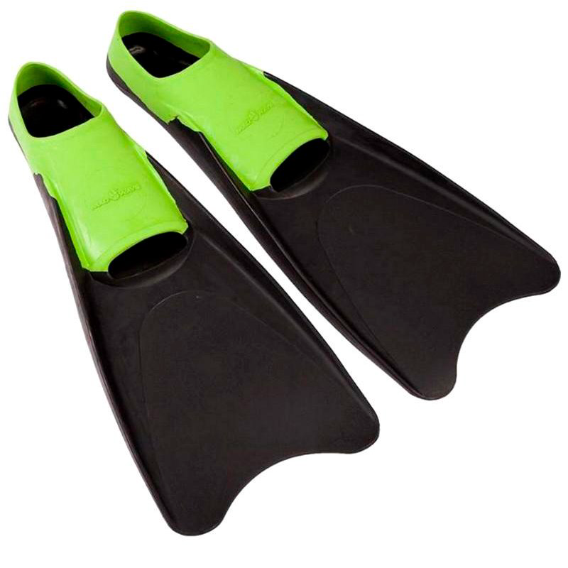 Ласты Madwave Fins Long 44-46 черно-зеленые купить,NaN