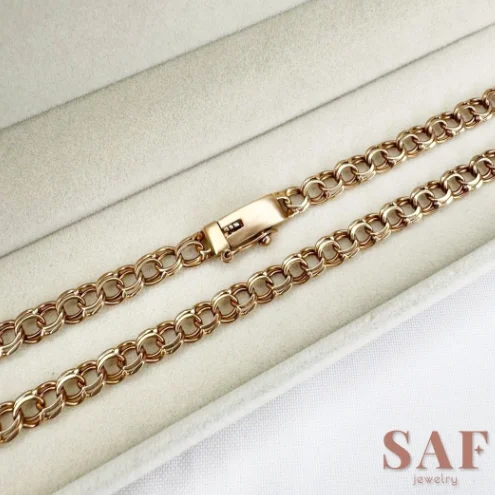 Цепь SAF 000827 золото 50см 20.22гр купить,NaN