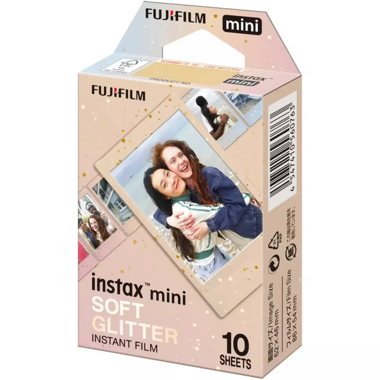 Пленка для моментальных снимков Fujifilm instax mini soft glitter 10шт