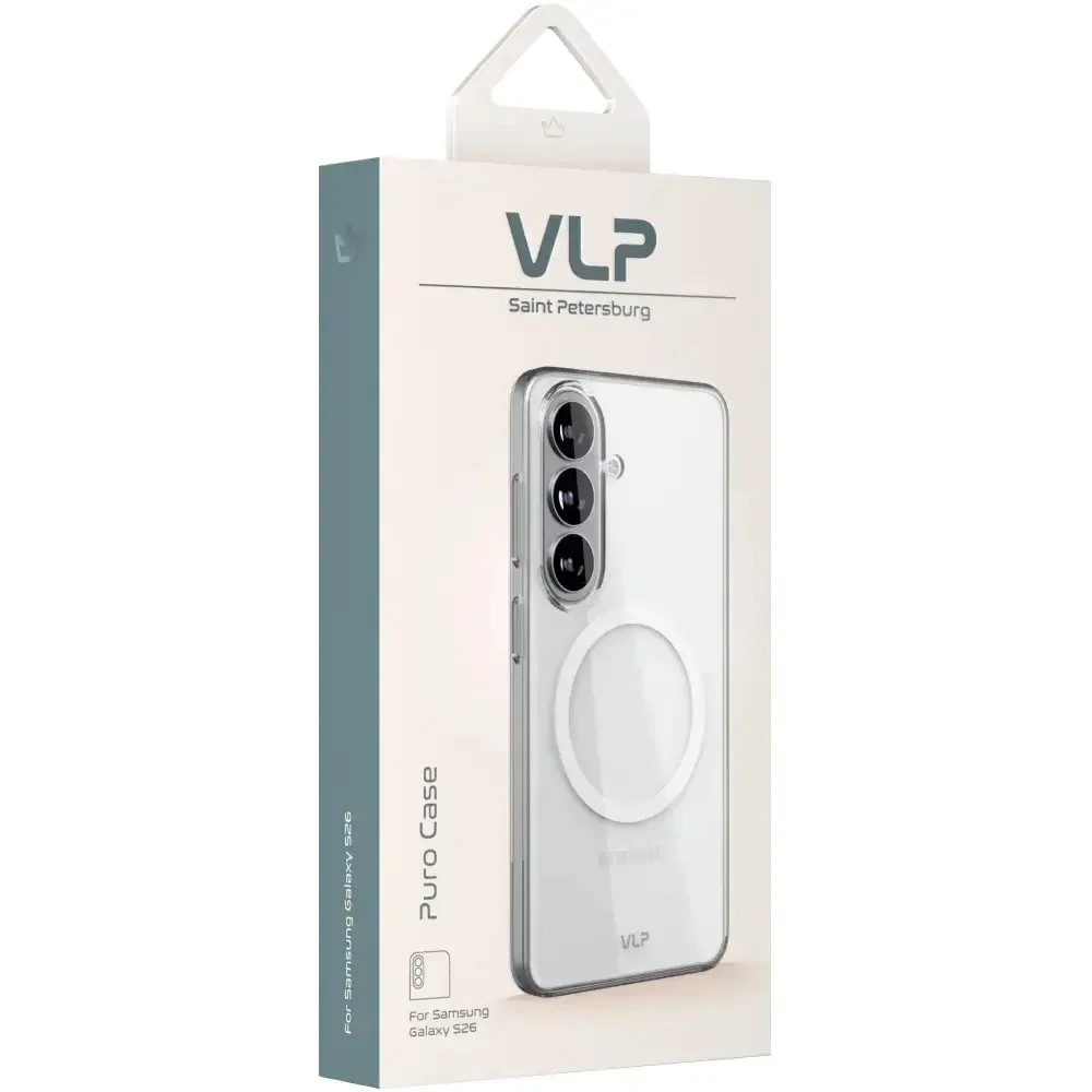Чехол для телефона VLP Puro Case MagSafe 10521021 для Samsung S26 Transparent 